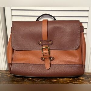 Coach Brown Leather Messenger Bag